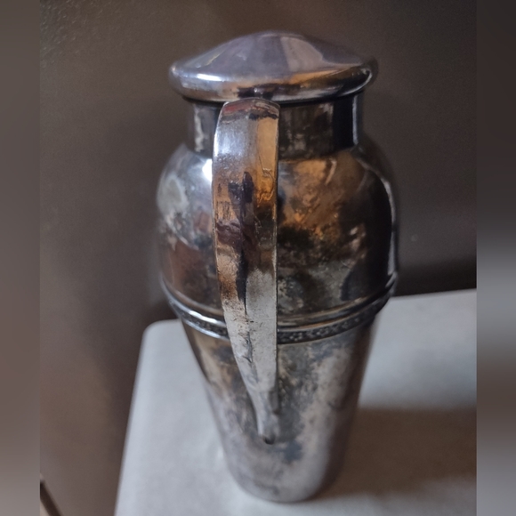 Antique Forbes Silver Co Carolina Rose Cocktail Shaker - Picture 3 of 6